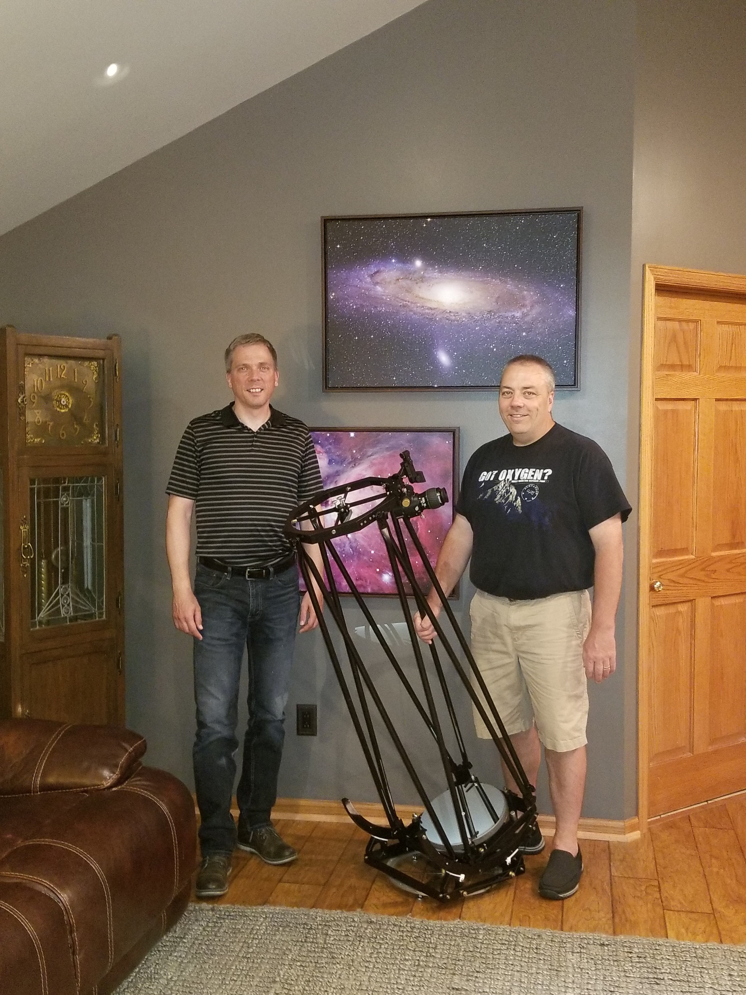 Dave Sommerfeld and Dave Fuller with a Hubble UP12