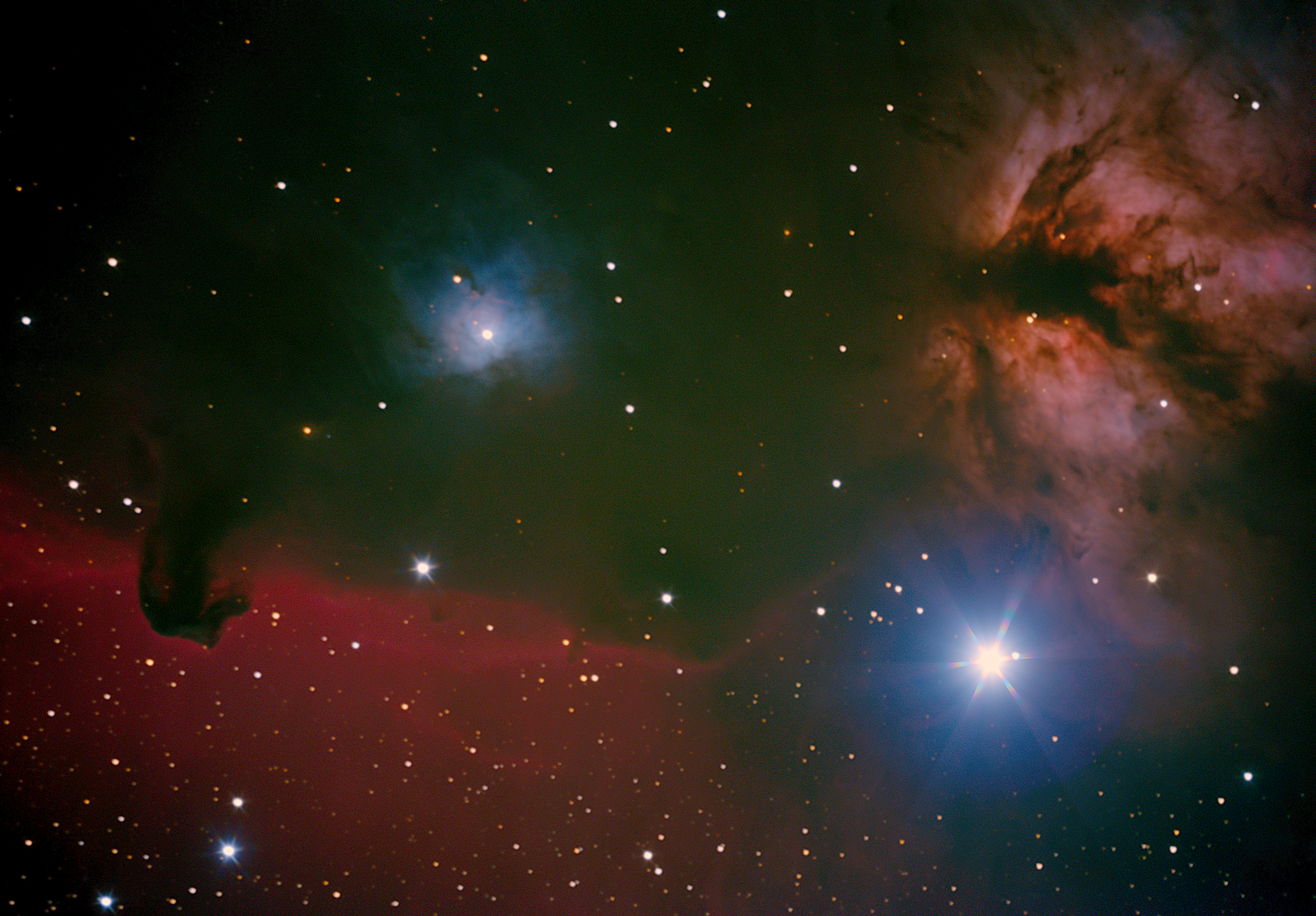 Horsehead Nebula captured with UL14g by Ryan Wagner
