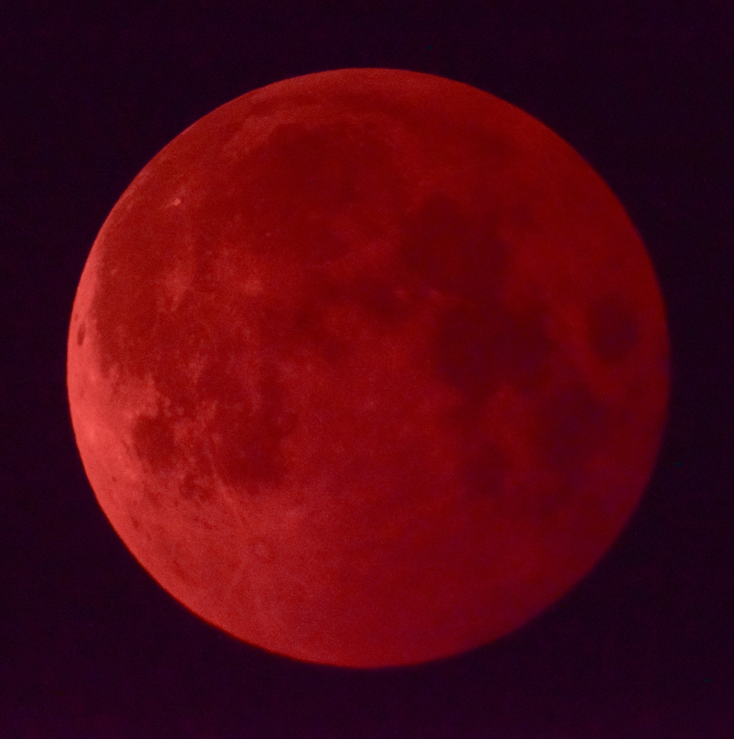 Eclipsed Moon captured with UL16