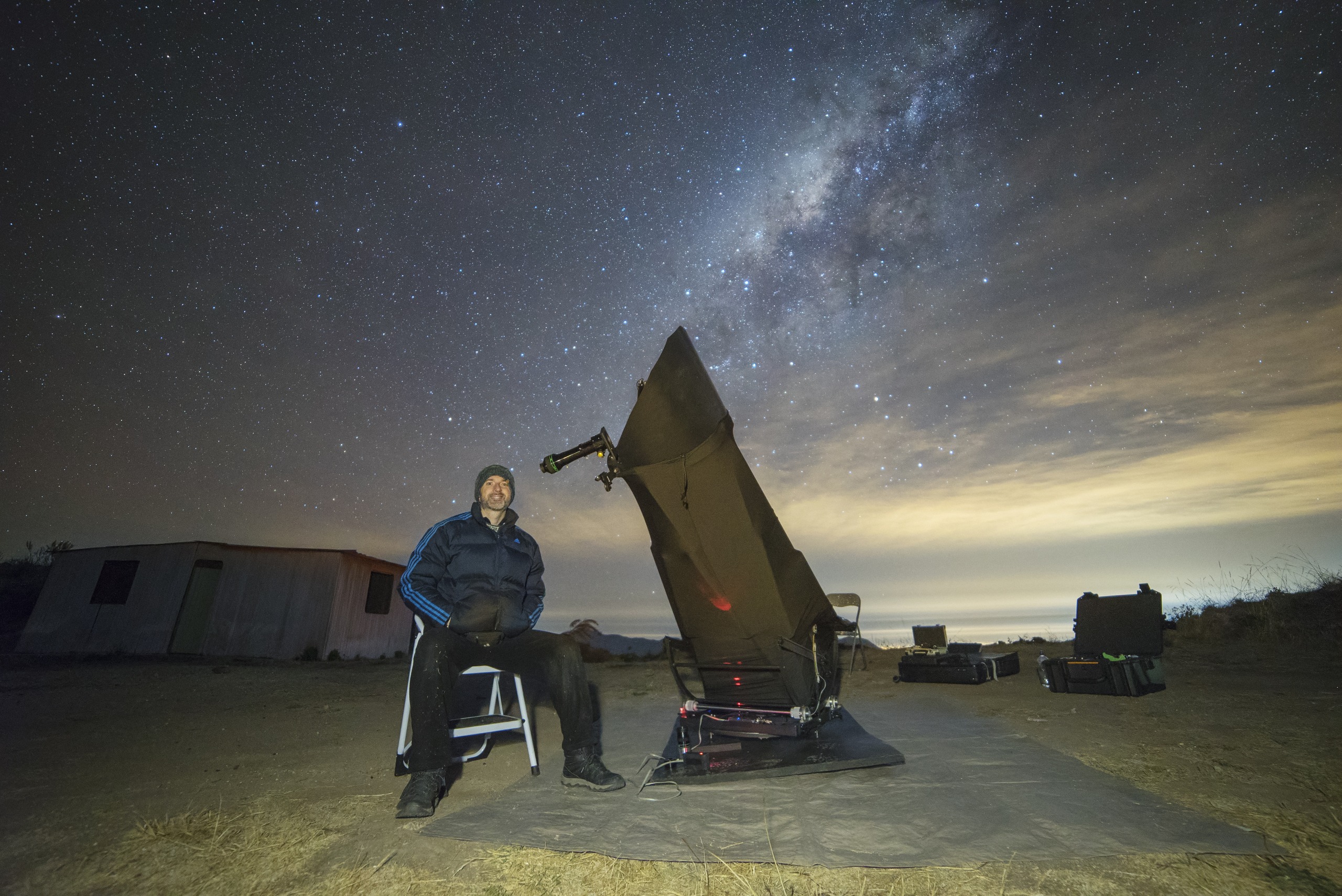 Customer with UL18G telescope in Peru