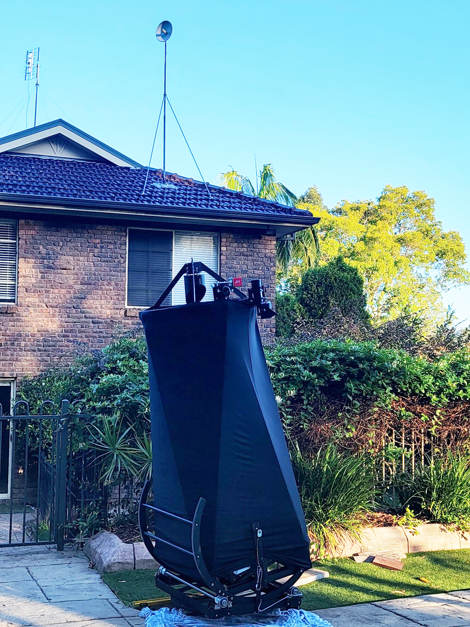 UL24g GoTo telescope side view