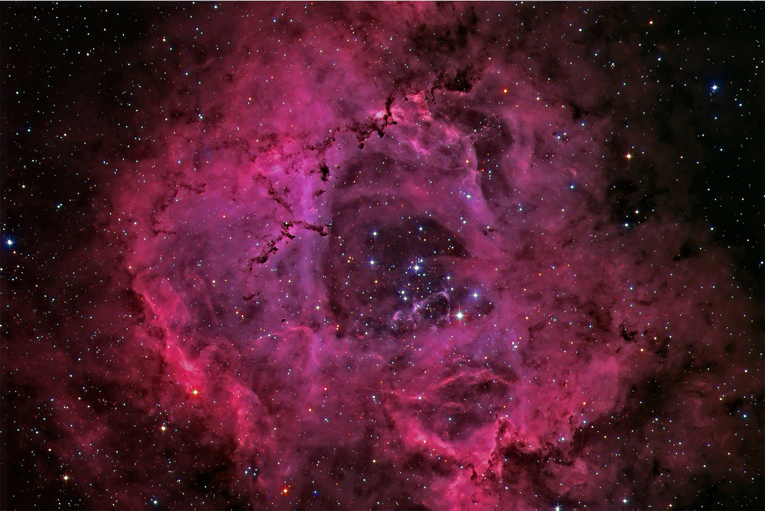Rosette Nebula captured with 12-inch HNA