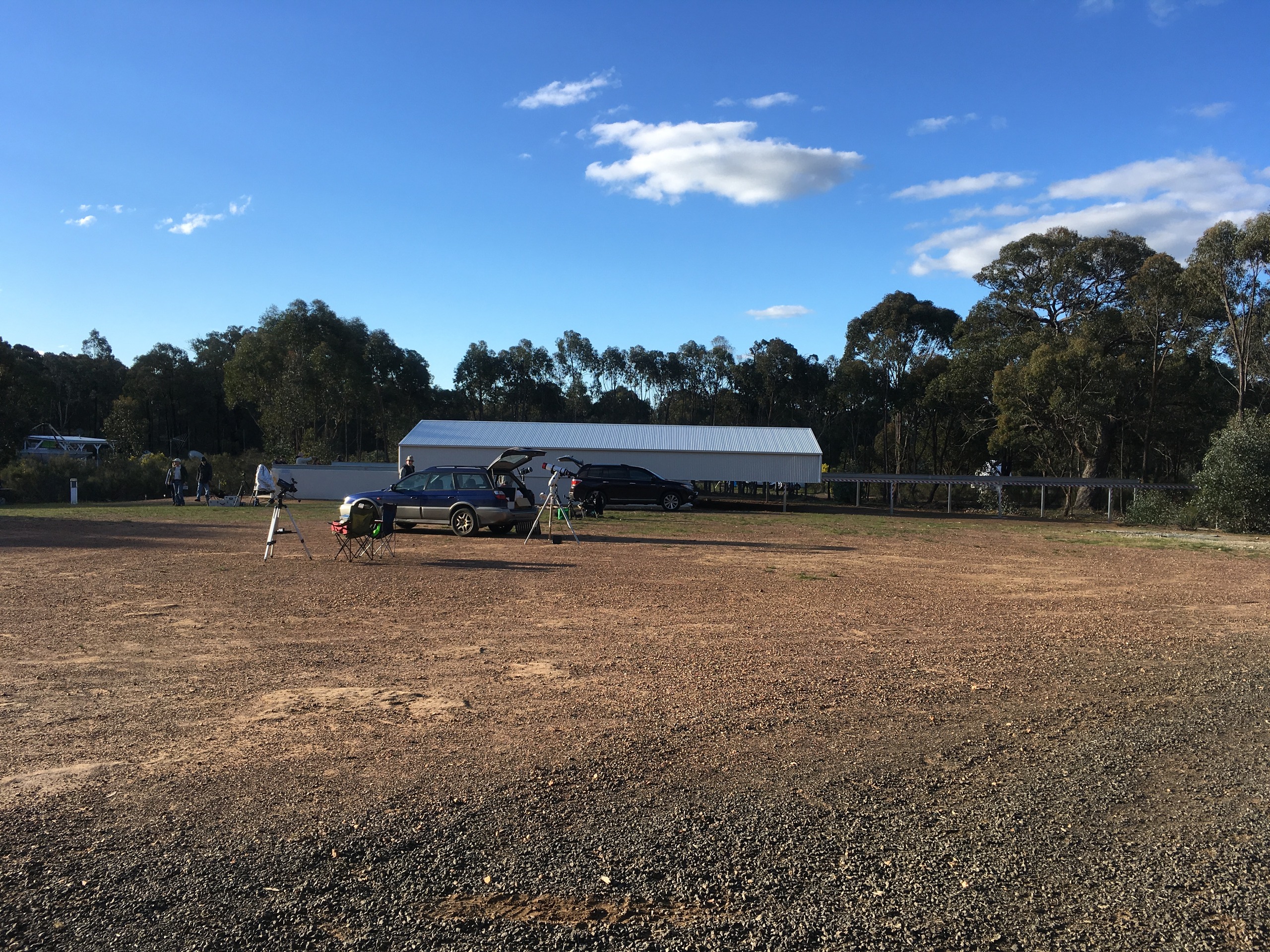 40-inch mirror telescope in observatory