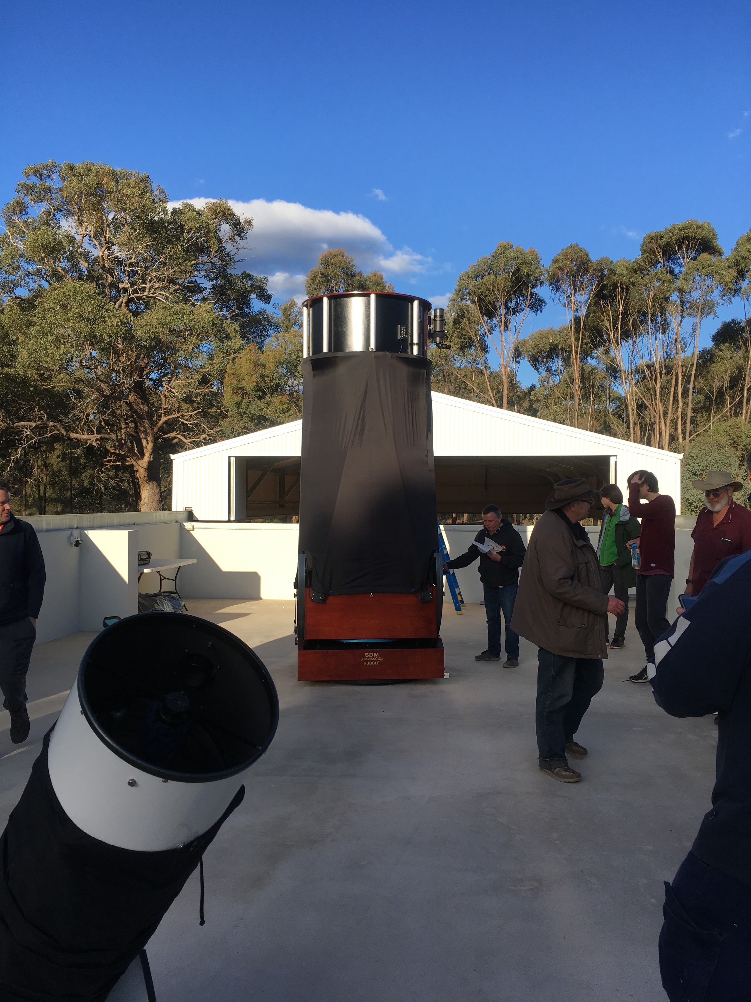40-inch mirror telescope structure detail